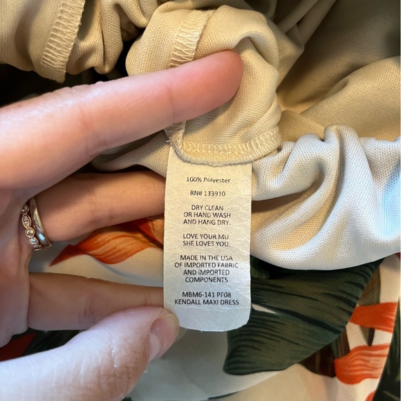 Show Me Your Mumu Kendall Maxi Dress Paradise Found Bridesmaid Dress XS - Picture 13 of 13